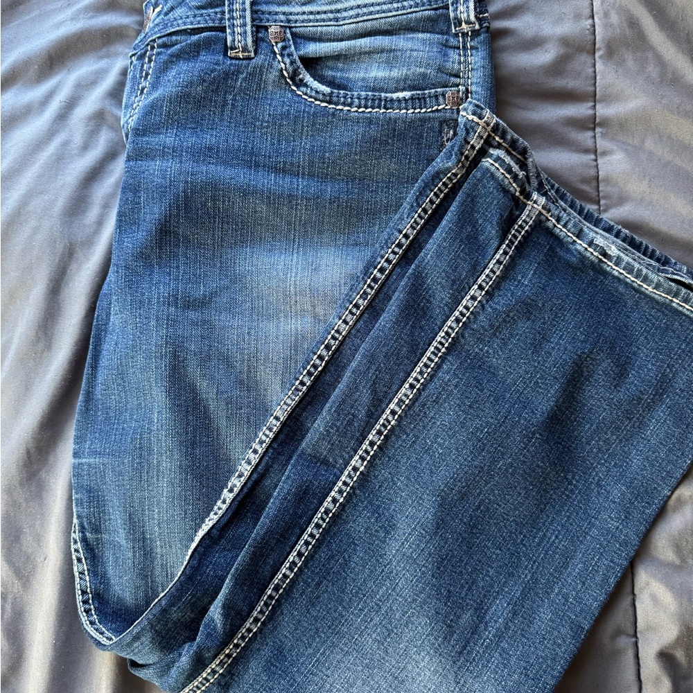 Silver jeans